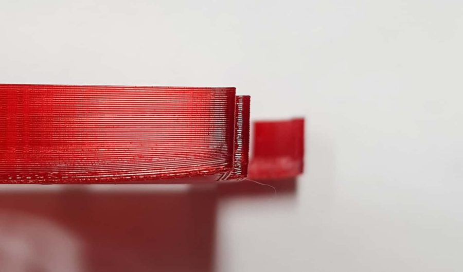 Warping 3D print fout